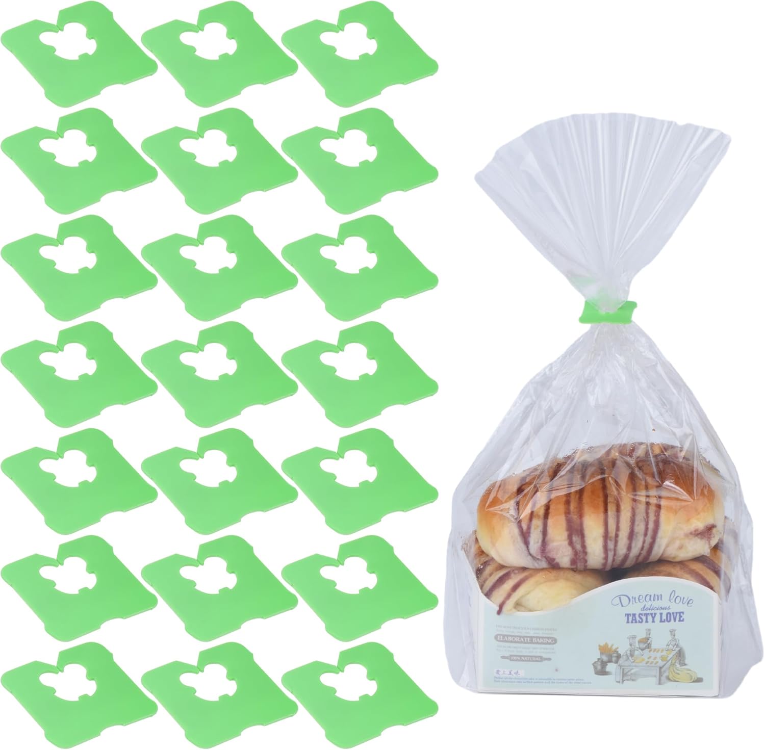 picture of an amazon-listed 100 pack of bread clips