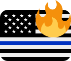 emoji ACAB thin-blue-line-cool