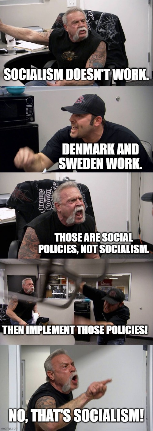 No, that's socialism!