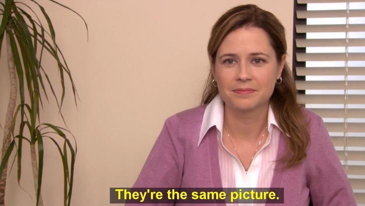 "They're the same picture" meme