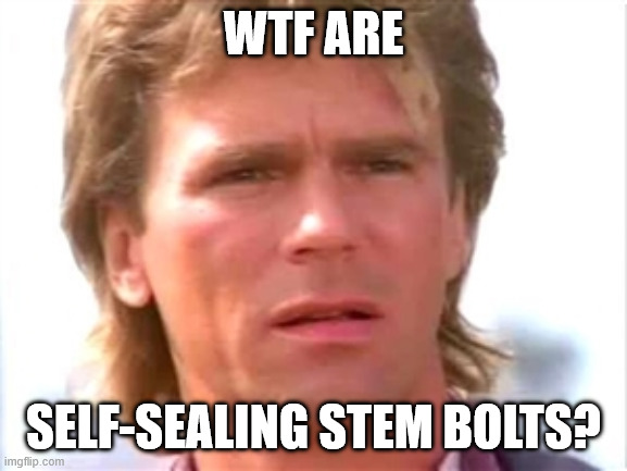 WTF are self-sealing stem bolts?