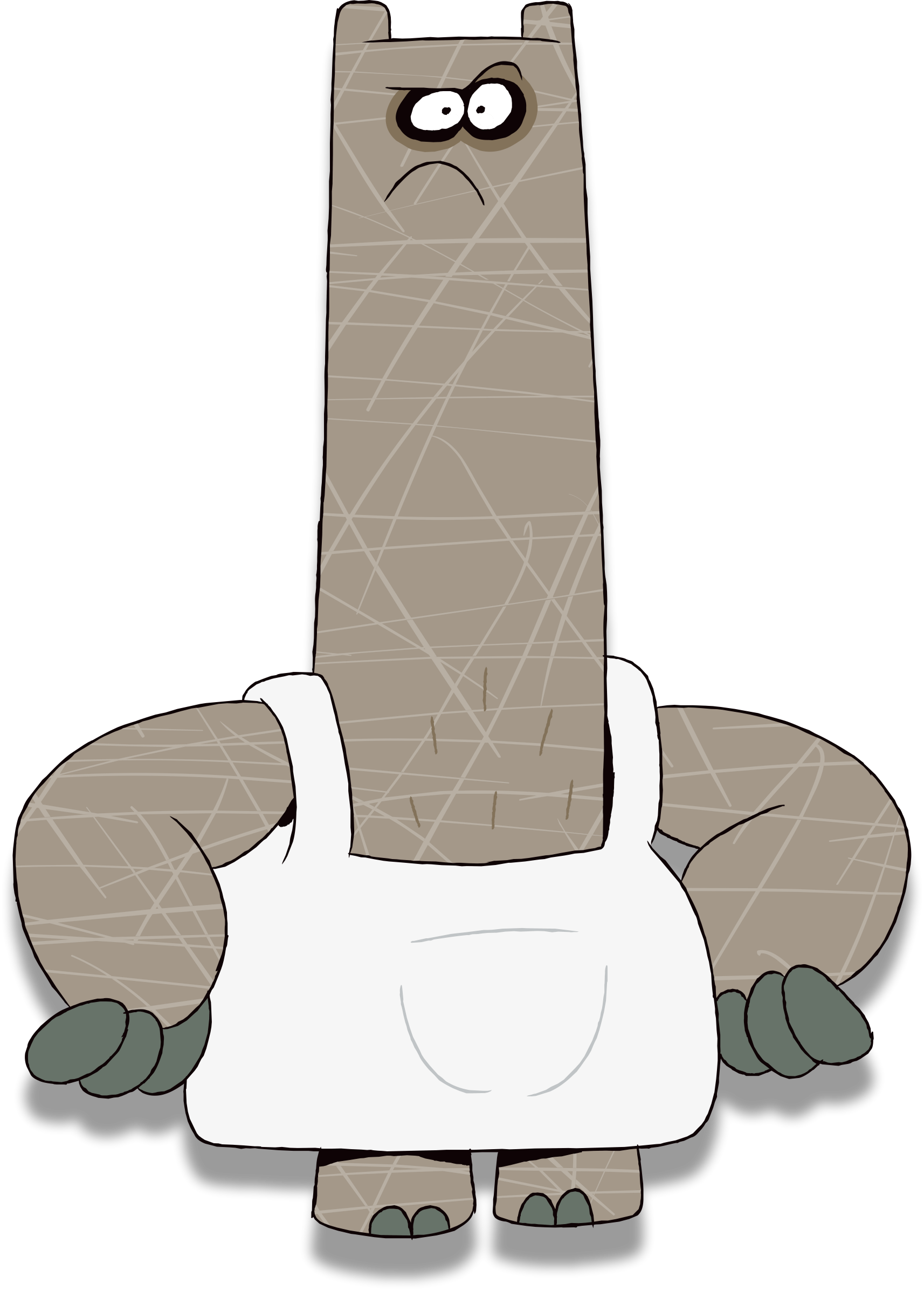 A picture of Schnitzel from the animated Cartoon Network show Chowder