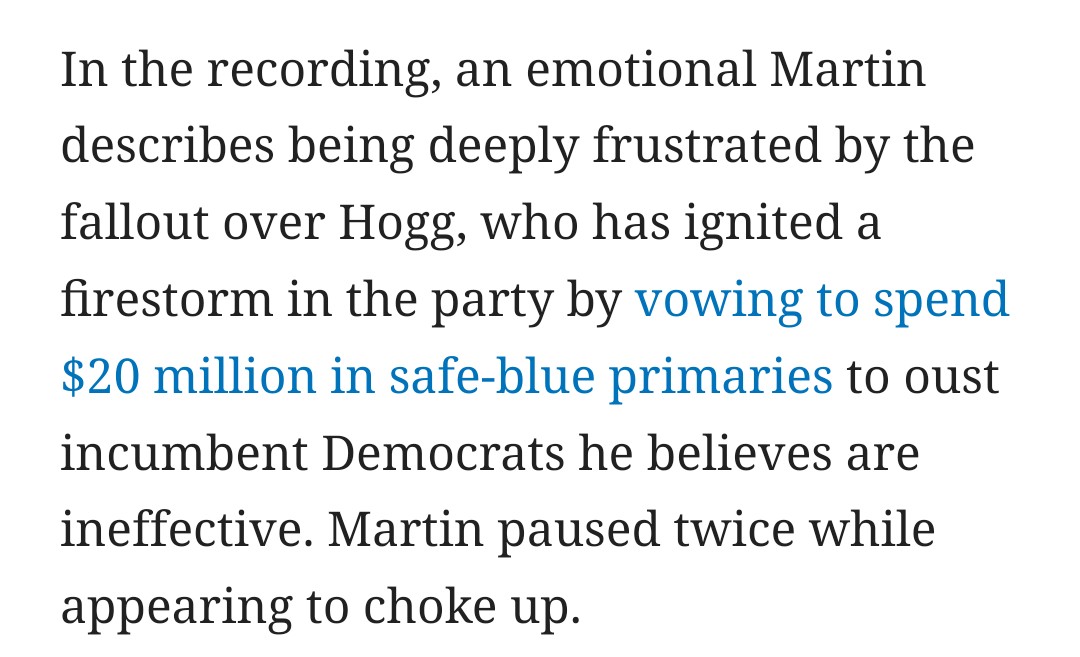 Ben Martin being a huge bitch about David Hogg.