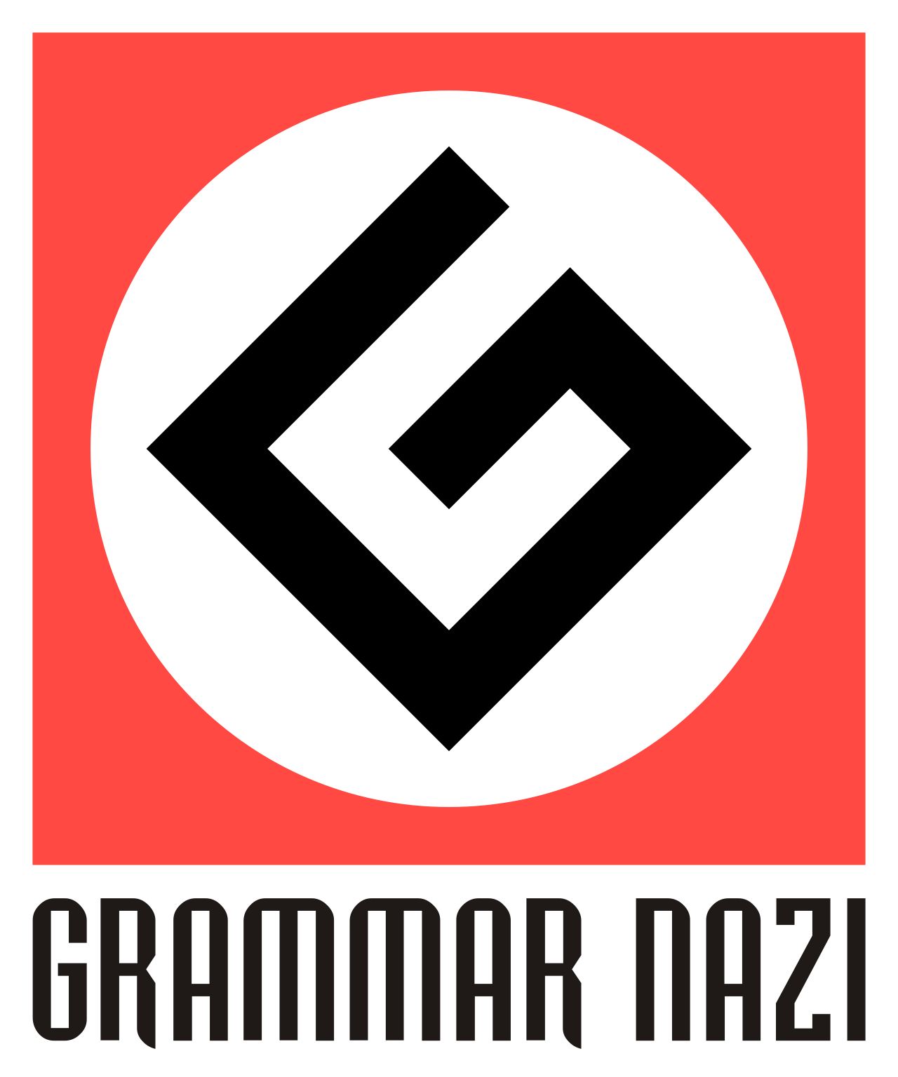 Grammar Nazi logo