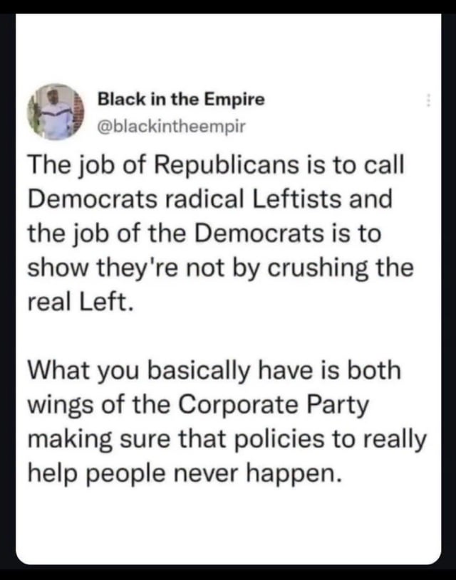 the job of the establishment