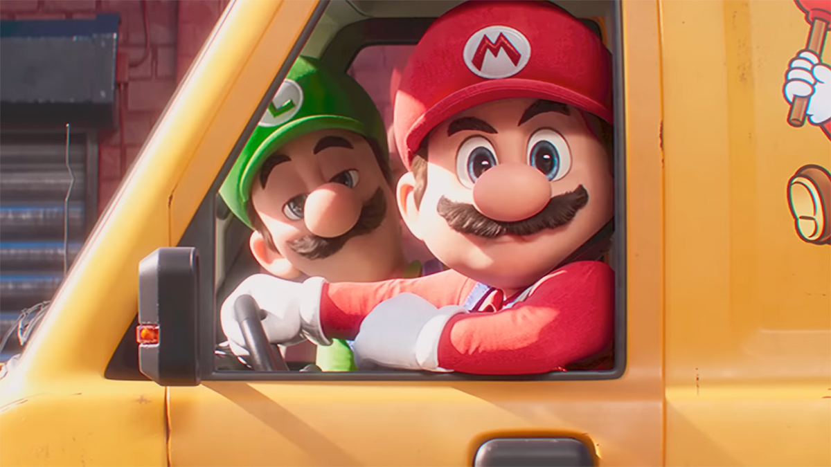 mario bros movie screenshot with mario and luigi