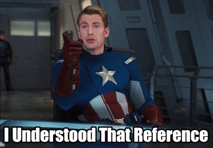 I understood that reference
