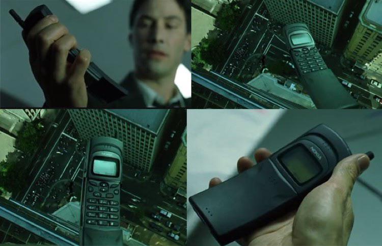 The Nokia slide model cell phone from the Matrix