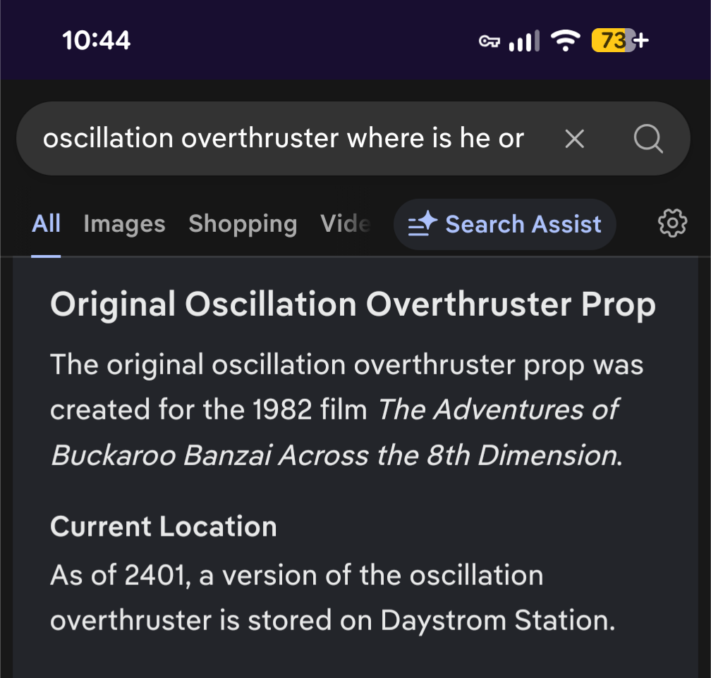 I didn't want the AI answer in the first place, but now that I know where it is I should plan a road trip to see it!